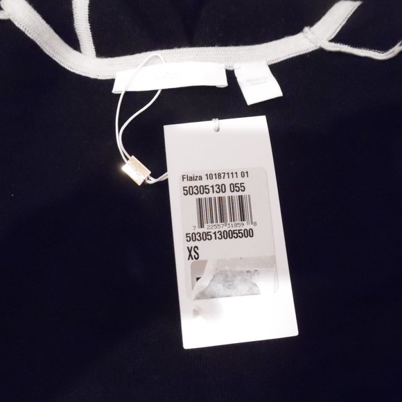 Hugo Boss Wool Knit Grey Flaiza Fit n Flare Dress - Picture 7 of 8